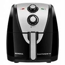 Mondial Fritadeira Sem Óleo Air Fryer Af55i 5,5l Preto E Inox 127v