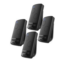 Kit 6 Controles Remoto EP04 de 4 botões para Automatizador Portão Black Intelbras