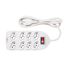 REGUA C/ 08 TOMADAS C/DISJUNTOR EPE 1008+