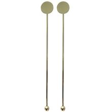 Conjunto de Misturador para Drinks Fracalanza 26281 em Aço Inox Dourado - 2 Peças