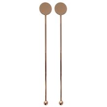 Conjunto de Misturador para Drinks Fracalanza 26282 em Aço Inox Cobre - 2 Peças