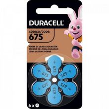 Pilha Auditiva 675 (Cartela Com6 Unid.) Duracell