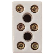 Conector Múltiplo 3 Bornes 6mm ² 600V 25A Tramontina Porcelana Tramontina