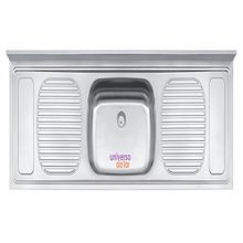 Pia de Apoio Tramontina Filo 56 Plus  180x55 cm Aço Inox