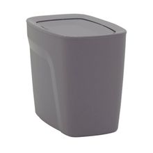 Lixeira Tramontina Compact Cinza Tampa Basculante 6,5L Tramontina