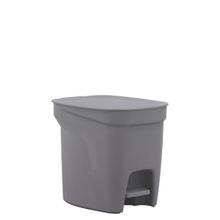 Lixeira Tramontina Compact 7L Cinza Haste Aço Galvanizado Tramontina