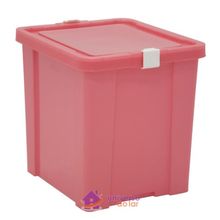Caixa Organizadora 42L Rosa Basic Tramontina