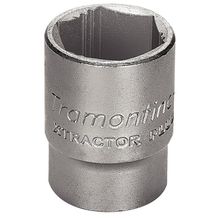 "Soquete Xtractor Plus em Aço Cromo Vanádio 22 mm - Encaixe 1/2"" Tramontina PRO Tramontina"