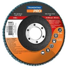 "Disco Flap 4.1/2"" Grão 80 Tramontina PRO Tramontina"