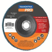"Disco Flap 7"" Grão 60 Tramontina PRO Tramontina"