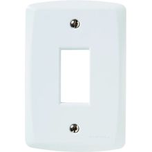 Placa Vertical 1 Conector 4X2 Tramontina Lux² Blanca Tramontina