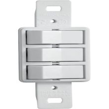 Monobloco interruptor simples + 2 paralelos 10A 250V~ cor branco Tramontina