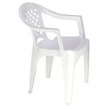 Cadeira Tramontina Iguape Basic Braços Branco Tramontina