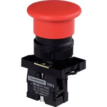 Botão Cogumelo Tramontina TRP2-EC42 1NF Vermelho Base Plástico Tramontina