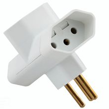Plugue T 2P+T 10 A 250 V Tramontina Branco Tramontina