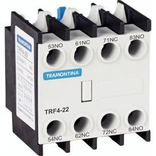 Contato Auxiliar Frontal Contato Tramontina TRF4-22 2NA+2NF Tramontina