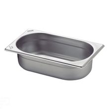 Cuba Tramontina 1/4 Aço Inox sem Alças Profundidade 100mm - Aço 304 Tramontina
