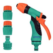 Conjunto Irrigação Tramontina Engates Rápidos Hidropistola 4 Peças Tramontina