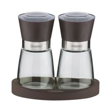 Moedores Sal Pimenta Tramontina Cerâmica Vidro Base Silicone Tramontina