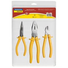 "Kit Ferramentas Tramontina Alicate Bico 6"" Alicate Universal 8"" Alicate Corte Diagonal 6 Tramontina"