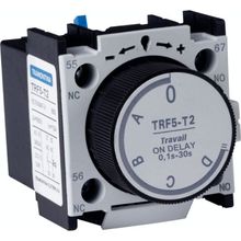 Bloco Contato Temporizado Tramontina On Delay TRF5-T2 - 0,1A 30s - 1NA+1NF Tramontina
