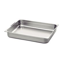 Cuba Tramontina GN 1/1 Aço Inox Alças Móveis Profundidade 100mm - Aço 430 Tramontina