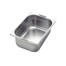 Cuba Tramontina GN 1/2 Aço Inox Alças Móveis Profundidade 180mm - Aço 430 Tramontina