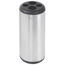 Lixeira Inox Tramontina Porta Copos Scotch Brite Base Aro 31L Tramontina