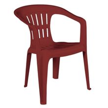 Cadeira Tramontina Atalaia Basic Braços Vermelho Tramontina
