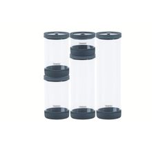 Jogo Potes Vidro Herméticos Tramontina Purezza Borosilicato Tampa Tramontina
