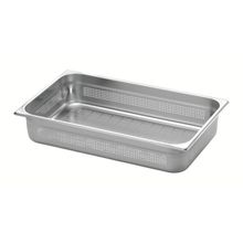 Cuba Perfurada Tramontina GN 1/1 Aço Inox sem Alças Profundidade 100mm - Aço 201 Tramontina