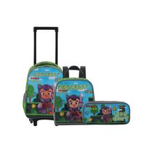 Kit Mochilete Lancheira Estojo Artesanato Infantil