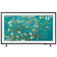 Smart TV 32" QLED Full HD Samsung The Frame LS03C Tela Matte, Design Slim, Suporte de Parede Incluso, Única Conexão, Molduras Customizáveis, Modo Arte