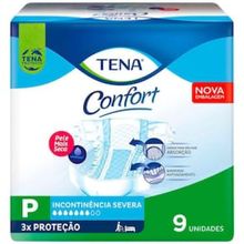 Fralda Geriátrica Tena Confort Tamanho P - 9 Unidades