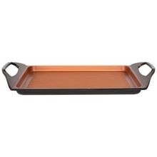 Grill Bergner Origen em Alumínio Fundido com Revestimento Antiaderente F4 e Base de Indução System Plus 45 cm – Dourado