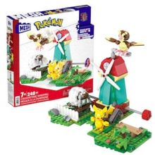 Bloco de Montar Megablocks Jogo Moínho Rural Pokémon Mattel HKT21 - 240 Peças