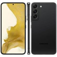 Smartphone Samsung Galaxy S22 5G Preto 128GB, 8GB RAM, Tela 6.1”, Câmera Traseira Tripla, Android 12 e Processador Snapdragon 8 Gen 1 + Carregador