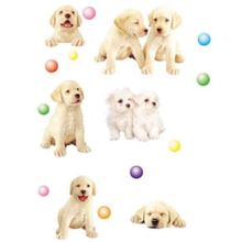 Adesivo de Parede Conthey Cachorrinhos 50x70cm