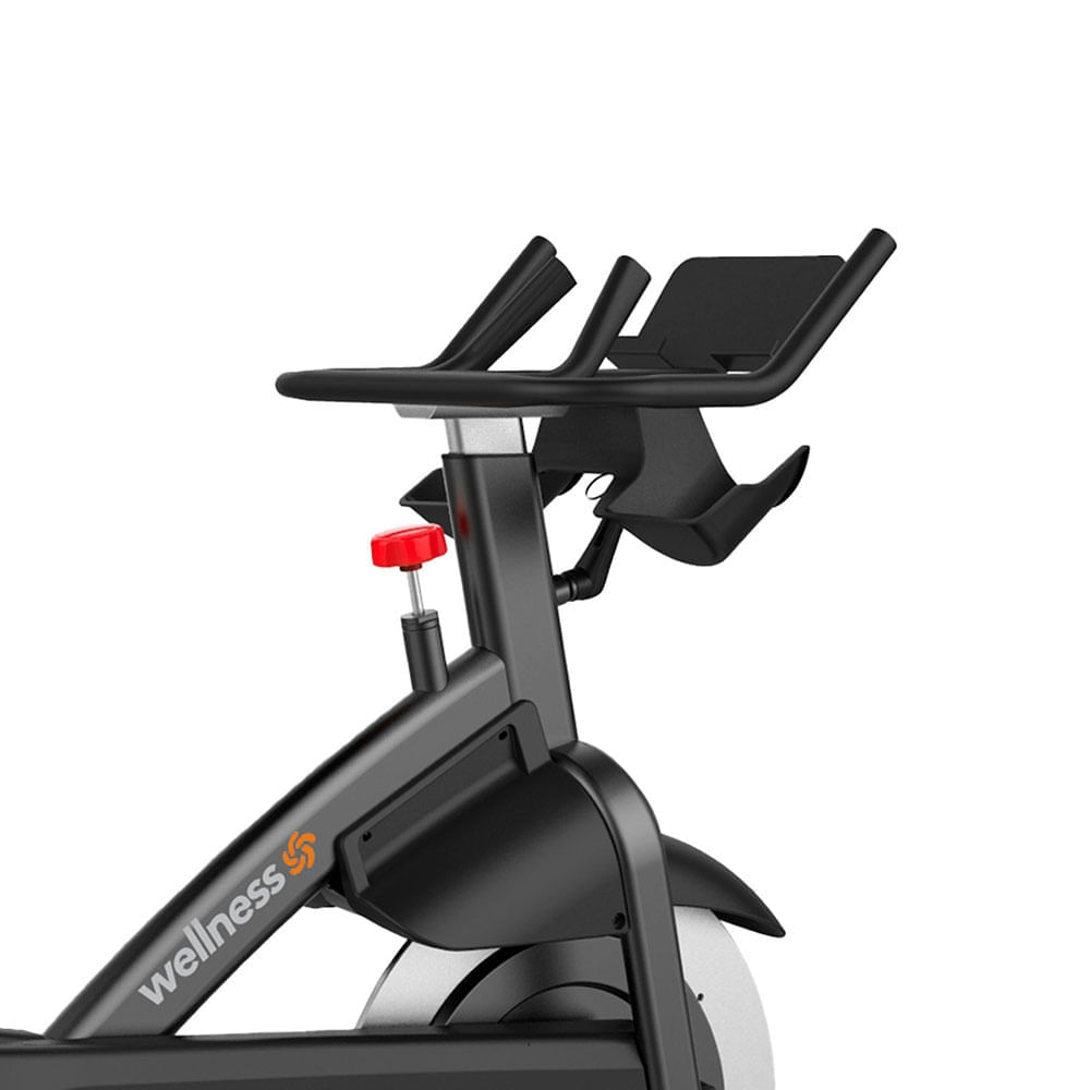 Bike Spinning Profissional Super M Plus Res. Magnética Ajustável com Correia 15kg Semi Profissional Wellness - GY074OUT [Reembalado]