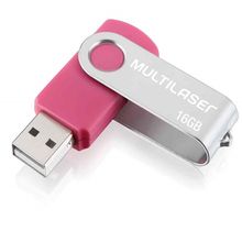 Pen Drive Twist 16GB USB Leitura 10MB/s e Gravação 3MB/s Rosa Multi - PD688OUT [Remanufaturado] PD688OUT