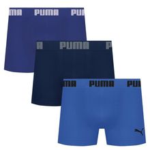 Kit 3 Cuecas Puma Boxer Sem Custura Masculina