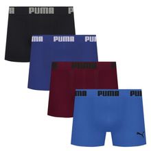 Kit 4 Cuecas Puma Boxer Sem Custura Masculina