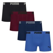 Kit 4 Cuecas Puma Boxer Sem Custura Masculina