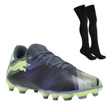Kit Chuteira Campo Puma Future 7 Play + Meião