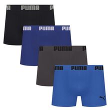Kit 4 Cuecas Puma Boxer Sem Custura Masculina