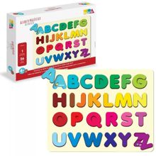 ALFABETO MAIÚSCULO DE ENCAIXE- EDUCATIVO - 4 ANOS+ - BABEBI