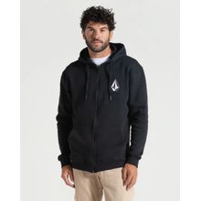 Blusa De Moletom Volcom Canguru Iconic Stone Original Logo