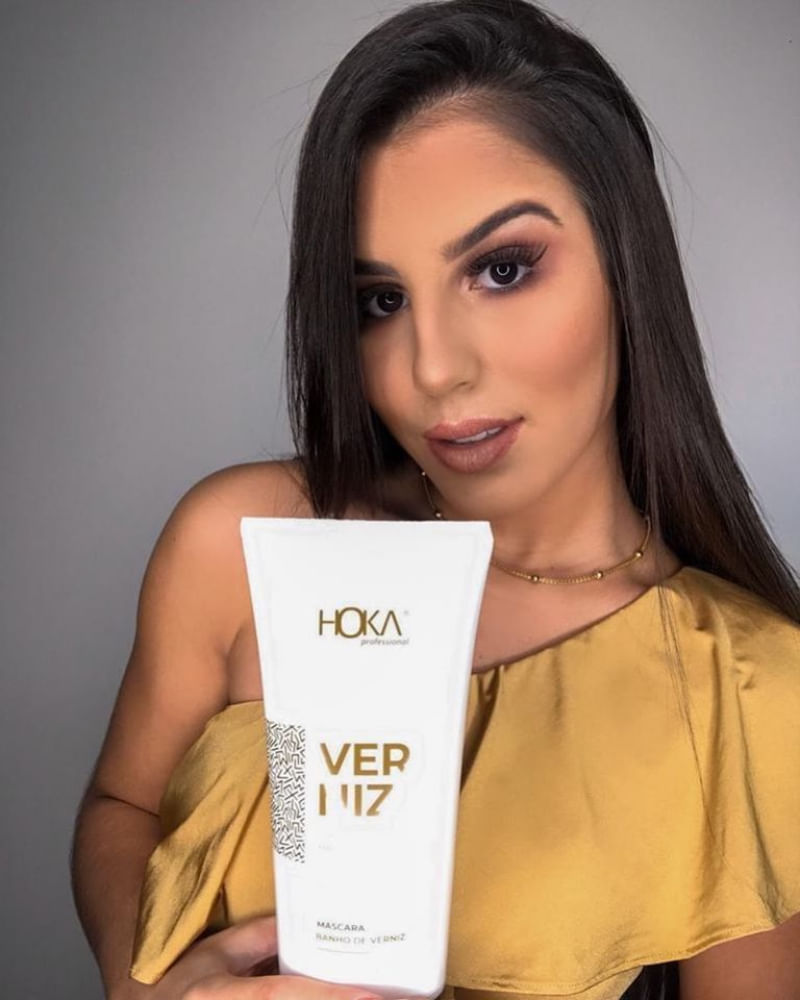 KIT SHAMPOO E MÁSCARA BRILHO INTENSO BANHO DE VERNIZ HOKA - Shop