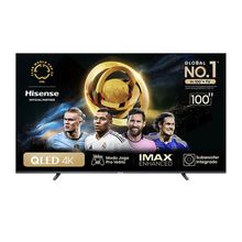 Smart TV 100" Hisense Ultra HD 4K QLED, Google TV com HDR10+, Dolby Atmos, Modo Esporte, Modo Jogo e Compatível com Alexa, 144HZ - 100U7N