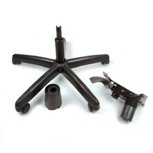 Base Diretor/Presidente Relax Aço com Capa Escritório Preta Frisokar PP50